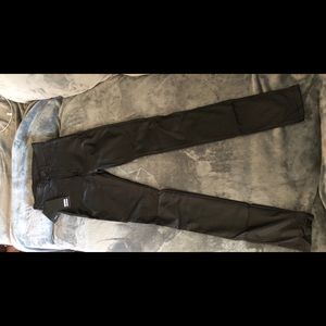 Dr. Denim Solitaire Super High-waist Leather Pants